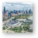 Soldier Field and Chicago Skyline Metal Print