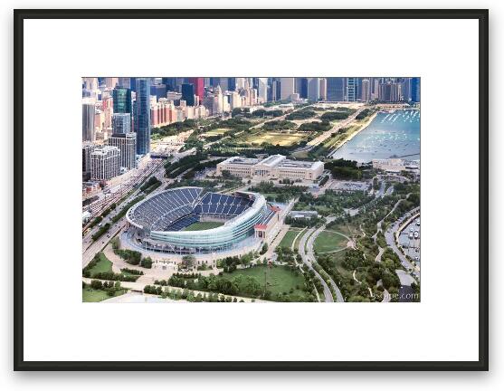 Chicago's Soldier Field Framed Fine Art Print