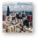 Chicago Loop Aerial Metal Print