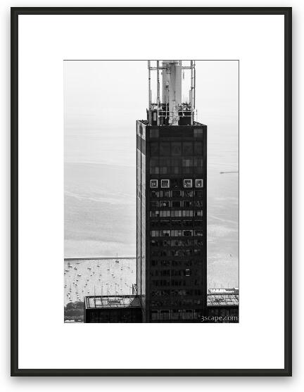 Outside Looking In - Willis Tower Chicago Framed Fine Art Print