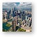 Downtown Chicago Aerial Metal Print