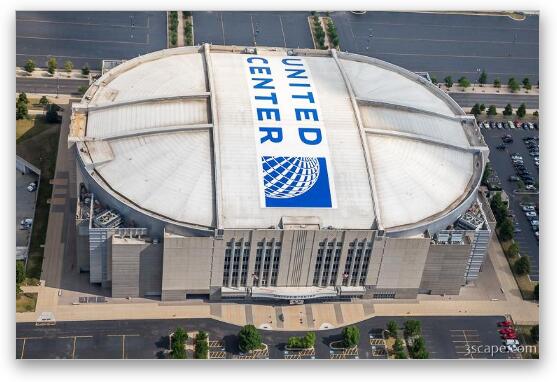 United Center Aerial Fine Art Print