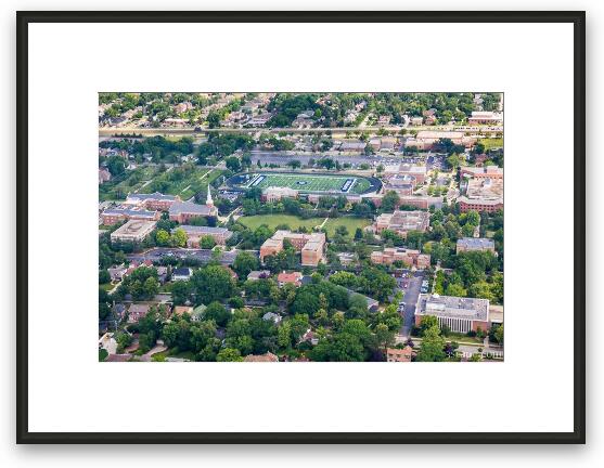 Elmhurst University Campus Framed Fine Art Print