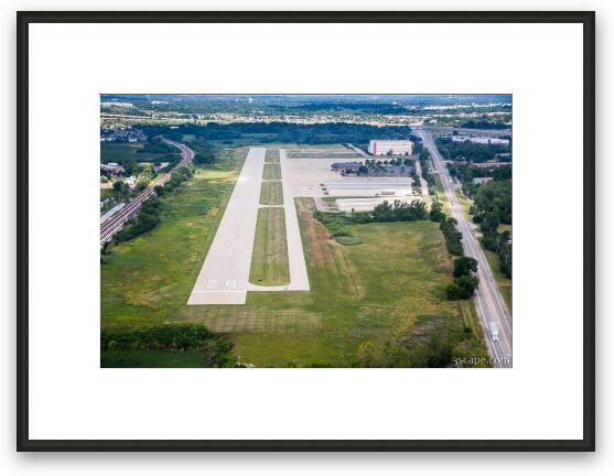 Schaumburg Regional Airport Framed Fine Art Print
