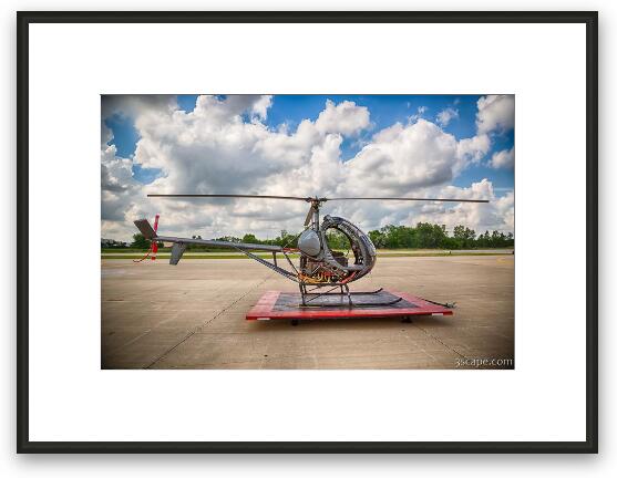 Bachman Aero Helicopter Framed Fine Art Print