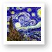 The Starry Night Reimagined Art Print