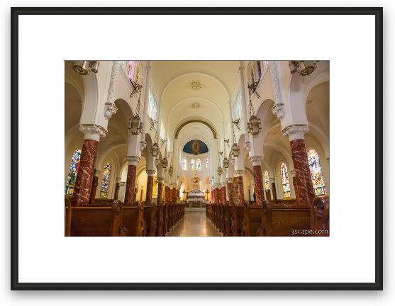 Notre Dame Des Victoires Church Framed Fine Art Print