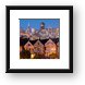 The Painted Ladies and San Francisco Skyline Framed Print