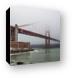 Golden Gate Bridge Shrouded in Fog Canvas Print