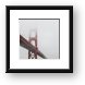 Golden Gate Bridge Shrouded in Fog Framed Print