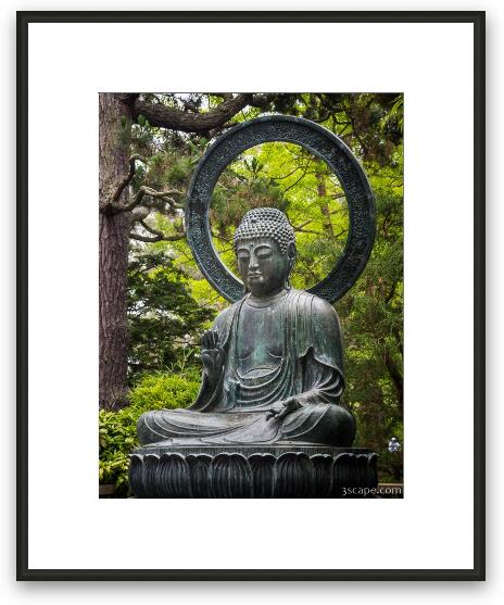 Sitting Buddha Framed Fine Art Print