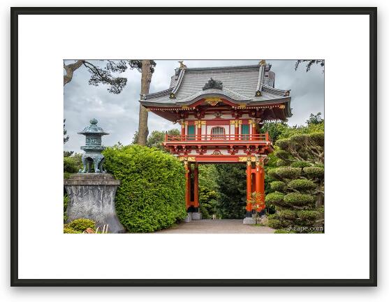 Gateway - Japanese Tea Garden - Golden Gate Park Framed Fine Art Print