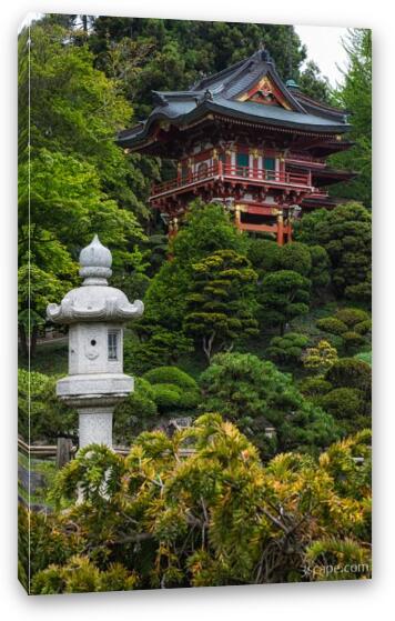 Japanese Tea Garden - Golden Gate Park Fine Art Canvas Print