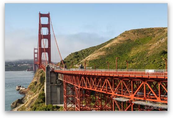 Golden Gate Bridge Fine Art Metal Print