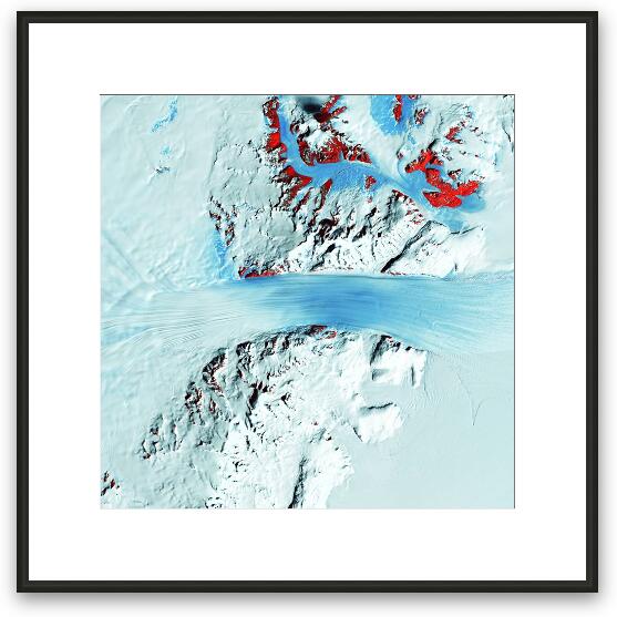 Byrd Glacier Framed Fine Art Print