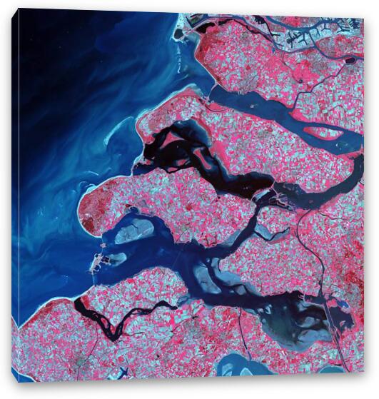 Delta Region, Netherlands Fine Art Canvas Print