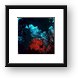 Ghostly Grease Ice Framed Print