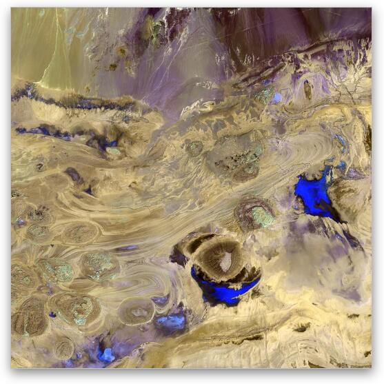 Great Salt Desert Fine Art Metal Print