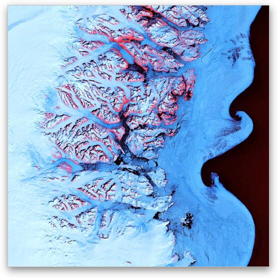 Ice Waves Fine Art Print