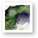Richat Structure in Mauritania Art Print