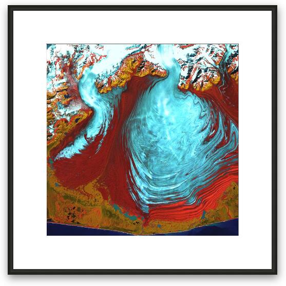 Malaspina Glacier Framed Fine Art Print