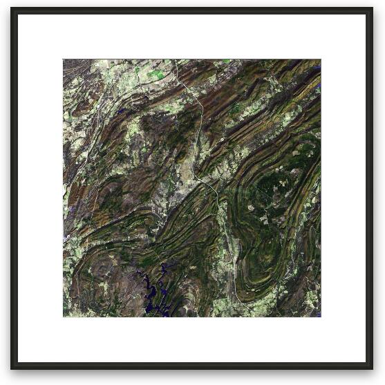 The Ouachita Mountains Framed Fine Art Print