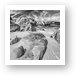 The Baths in Black and White Art Print