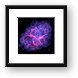 Crab Nebula in Blue Framed Print