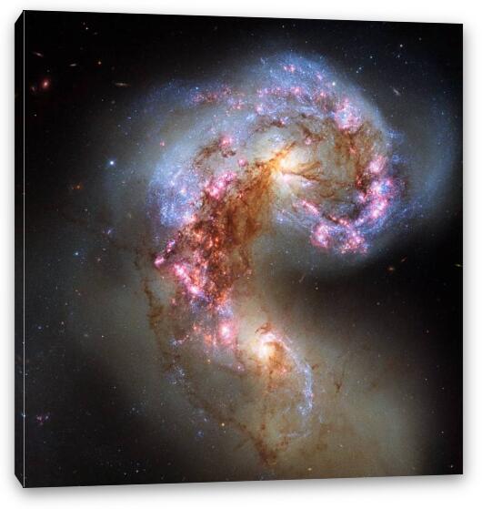 Antennae Galaxies Fine Art Canvas Print