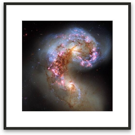 Antennae Galaxies Framed Fine Art Print