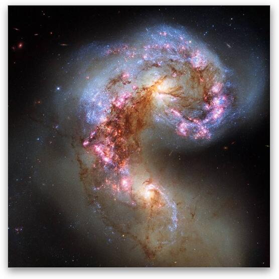 Antennae Galaxies Fine Art Print