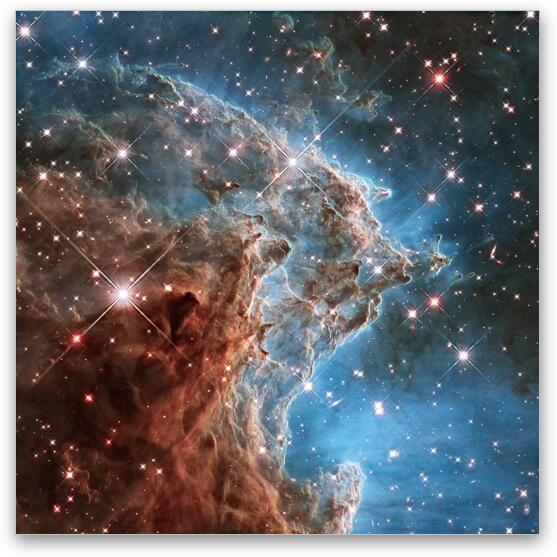 New Hubble image of NGC 2174 Fine Art Metal Print