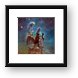 Hubble Pillars of Creation HD Square Framed Print