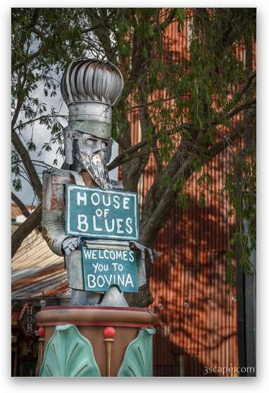 House of Blues sign Fine Art Print