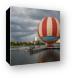 Characters in Flight helium balloon Canvas Print