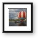 Characters in Flight helium balloon Framed Print