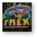 T-Rex Restaurant Metal Print