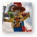 Woody and Buzz Lightyear at Lego store Metal Print