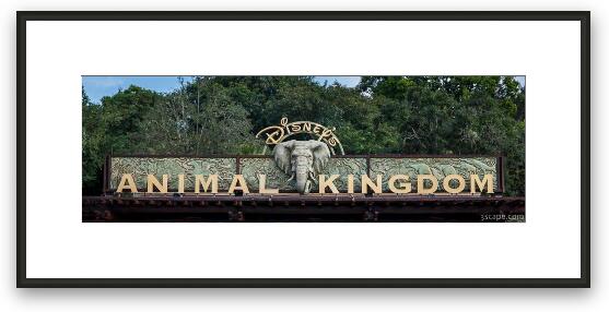 Disney's Animal Kingdom Framed Fine Art Print
