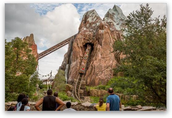 Everest roller coaster Fine Art Print