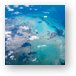 Aerial photo over Cuba Metal Print