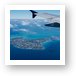 Grand Cayman from the air Art Print