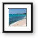 White sand on Seven Mile Beach Framed Print