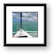Sailing out to Stingray City Framed Print
