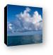 Giant Puffy Cloud over the Sea Canvas Print
