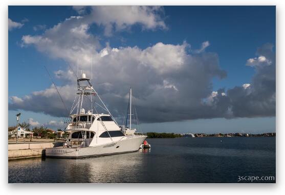 Mistress Yacht from Jackson Hole, WY Fine Art Print