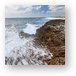 Rough waves at Grand Cayman blow holes area Metal Print